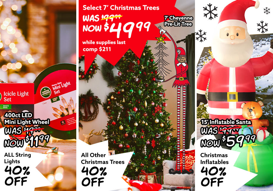 Select Christmas Up to 40% OFF