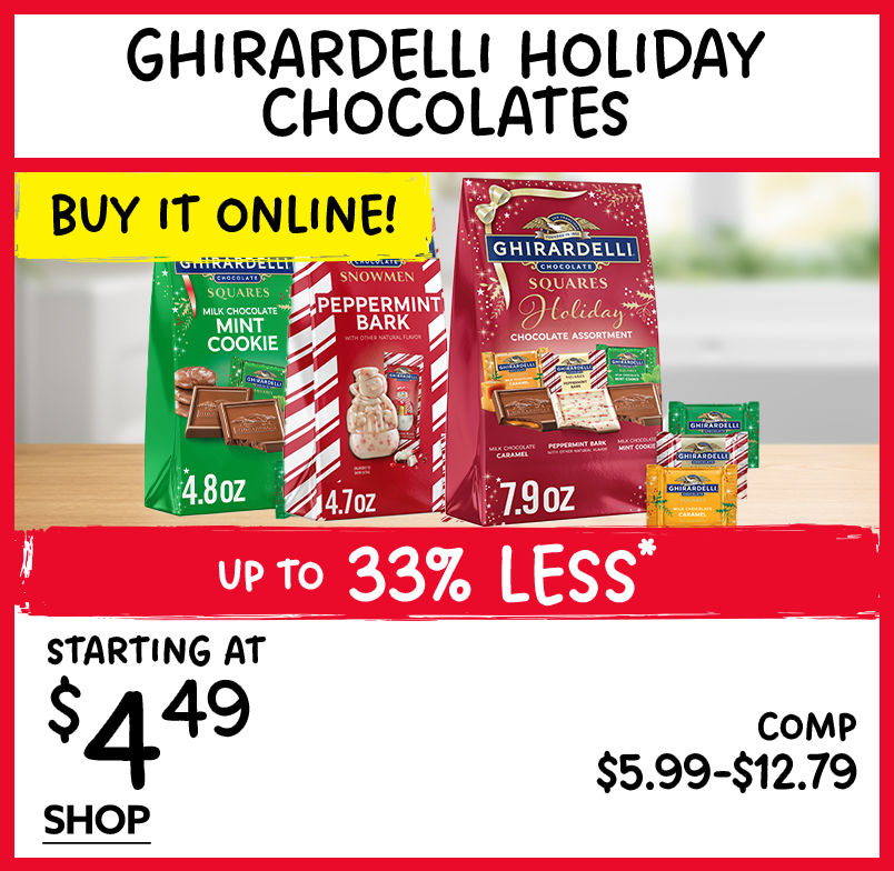 Ghirardelli Holiday Chocolates