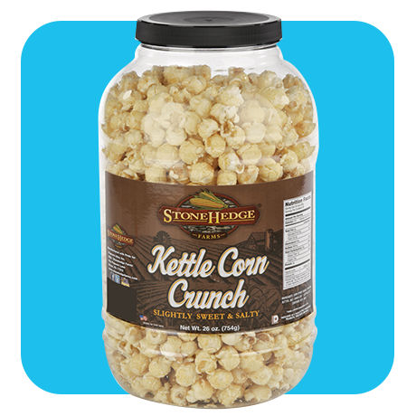 A Barrel of Stone Henge Kettle Corn