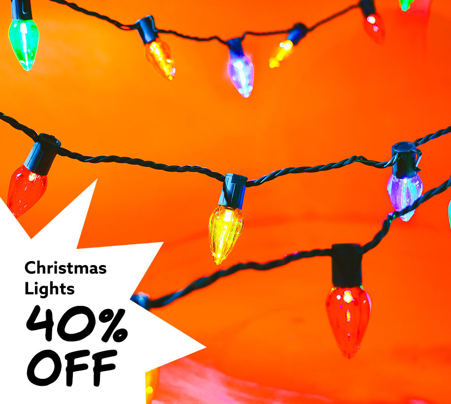 Christmas Lights 40% Off