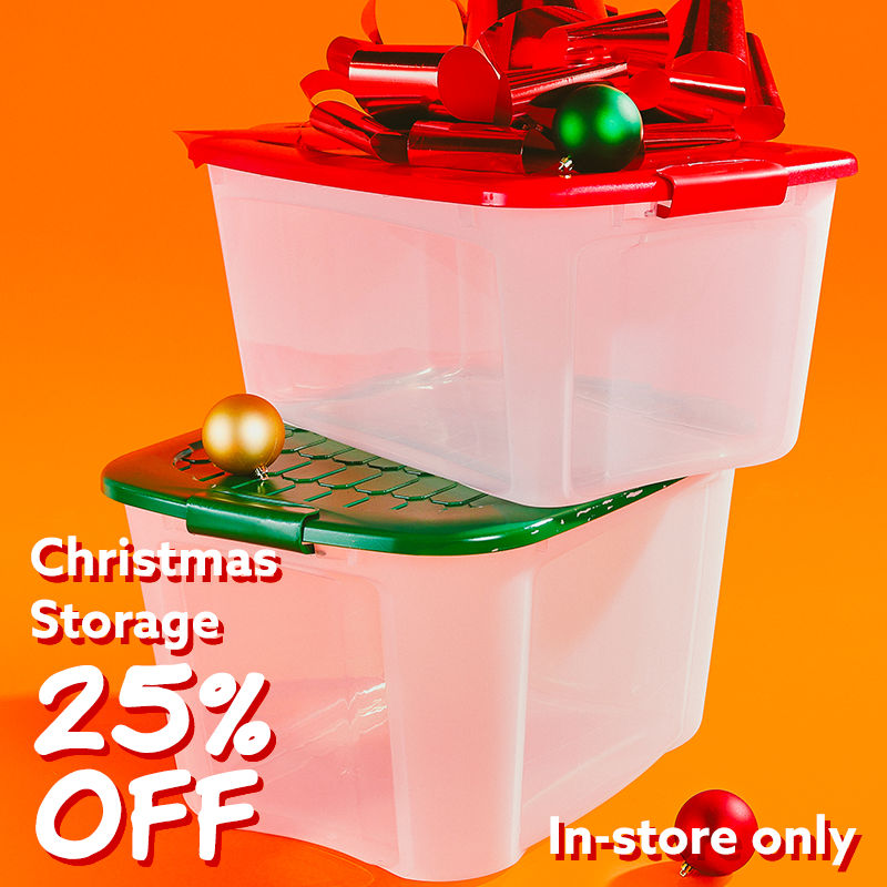 25% Off Christmas Storage