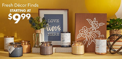 Fresh Decor Finds Starting at $9.99