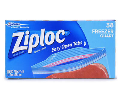 Ziploc Freezer Bag Gallon 28 ea SHELFPULL 