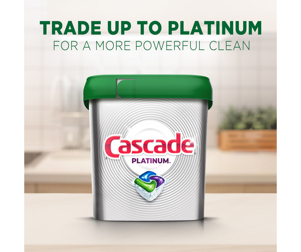 Cascade Original ActionPacs, Dishwasher Detergent Pods, Fresh, 60 Count