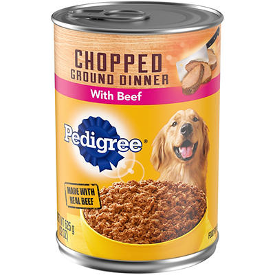 Pedigree� Chopped Ground Dinner with Beef Dog Food 22 oz. Can