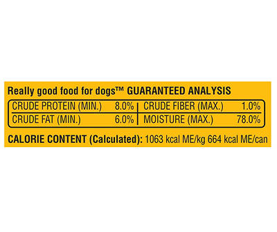 Pedigree Chopped Ground Dinner Food for Dogs with Chicken 22 oz