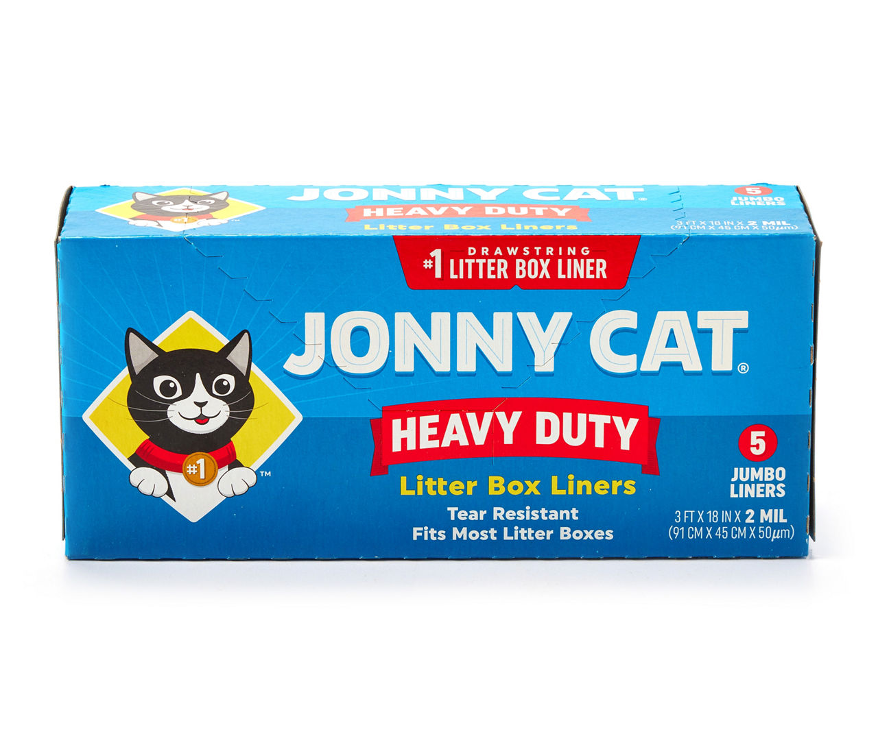 Jonny Cat Heavy Duty Jumbo Drawstring Litter Box Liners 5 Count Big Lots