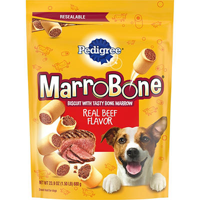 Pedigree MarroBone Real Beef Flavor Snack Food for Dogs 23.9 oz