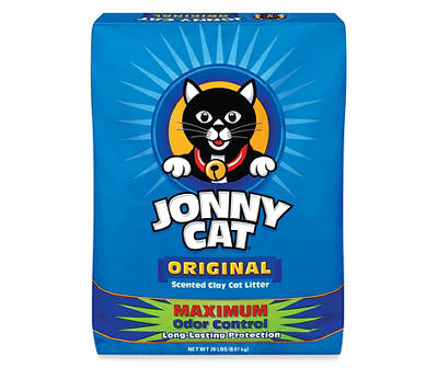 Jonny Cat Original Maximum Odor Control Cat Litter 20 Lb Stand Up Bag