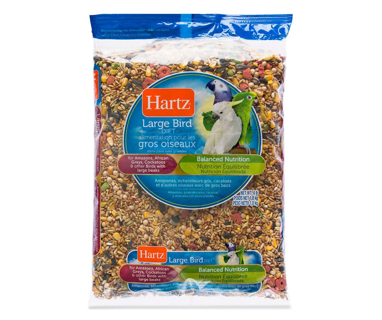 Hartz parrot food best sale