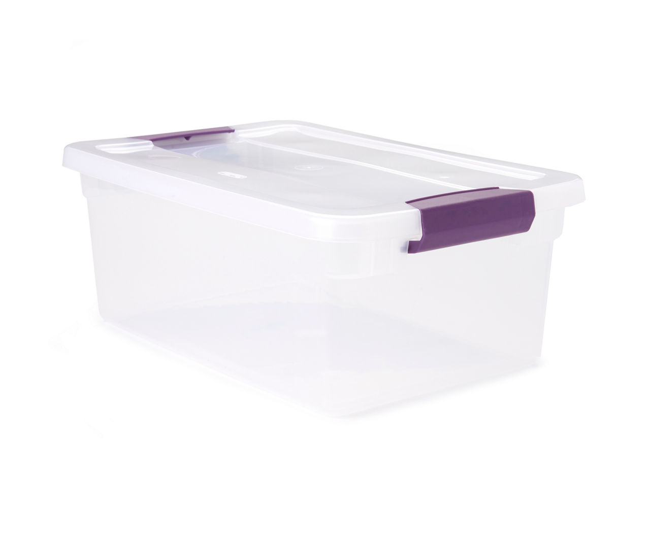 Details about   Clear Plastic Storage Bin 6 Quart Latching Box Container with Lid Set of 2 