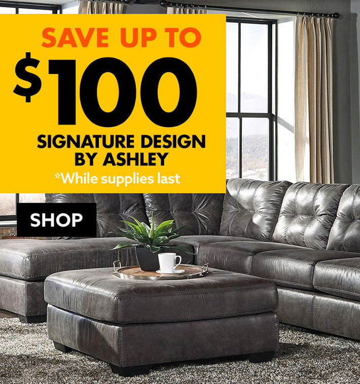 Save up to $100 on Signature Design By Ashley