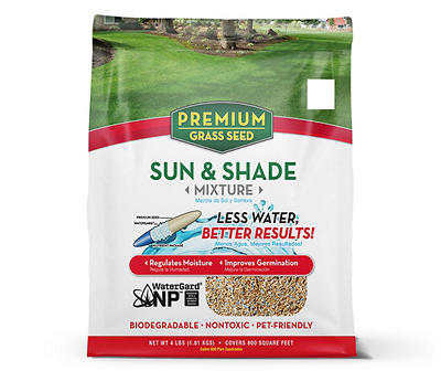 Sun & Shade Grass Seed Mixture, 4 Lbs.