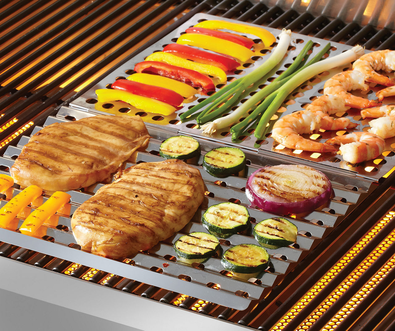 Mr. Bar-B-Q Dual Sided Stainless Steel Searing Grill Topper