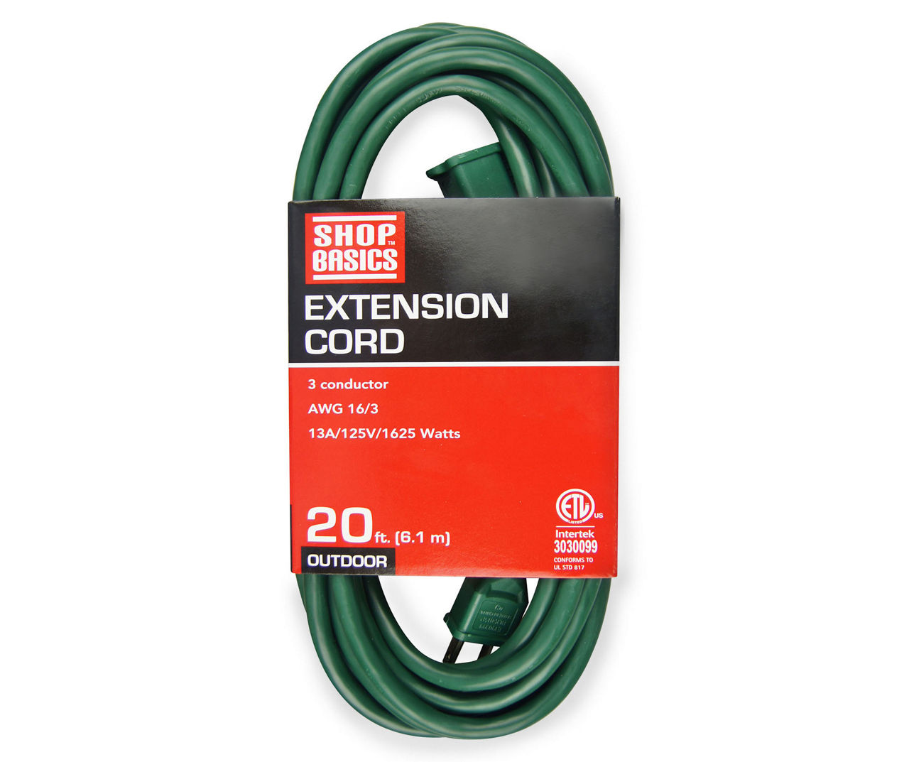Eco Plugs 20' Outdoor Green Extension Cord Big Lots