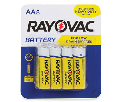 Zinc Carbon "AA" Batteries, 8-Count 