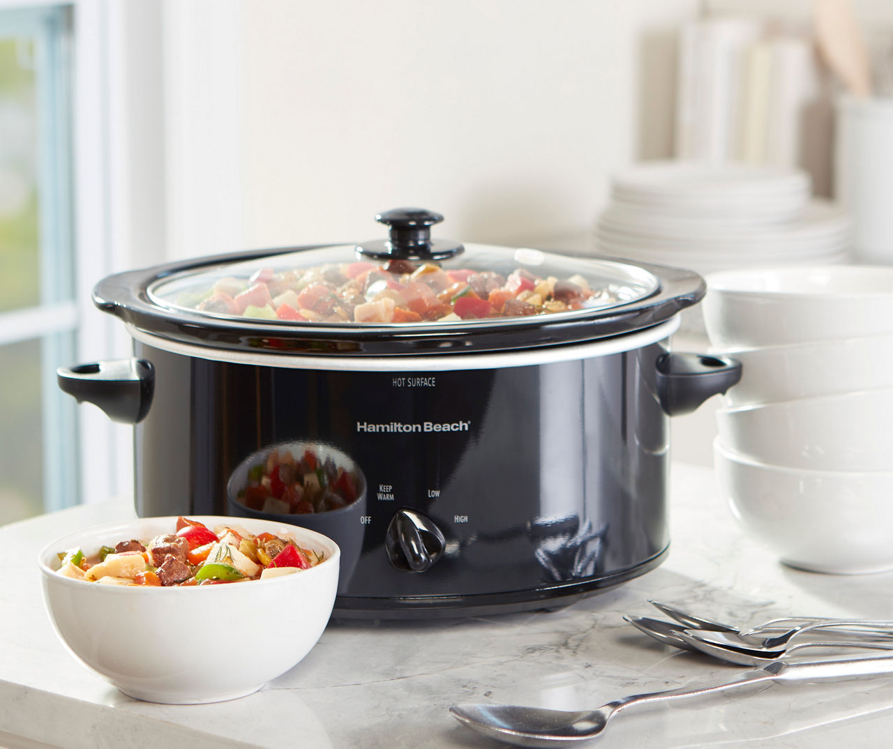 Hamilton Beach 5-Quart Oval Portable Slow Cooker