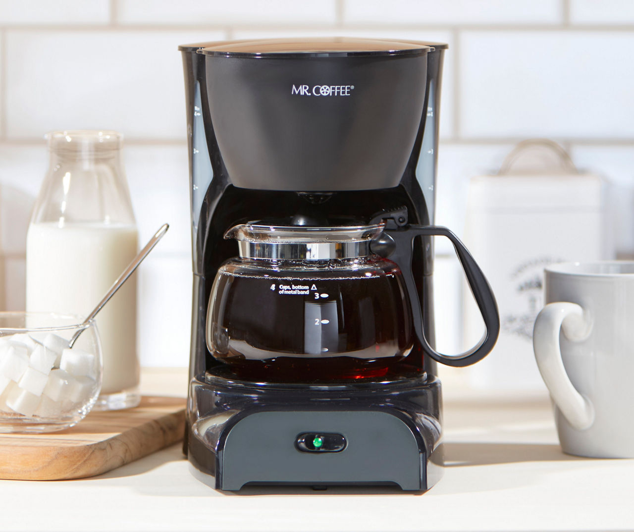 Black Simple Brew 4-Cup Switch Coffee Maker