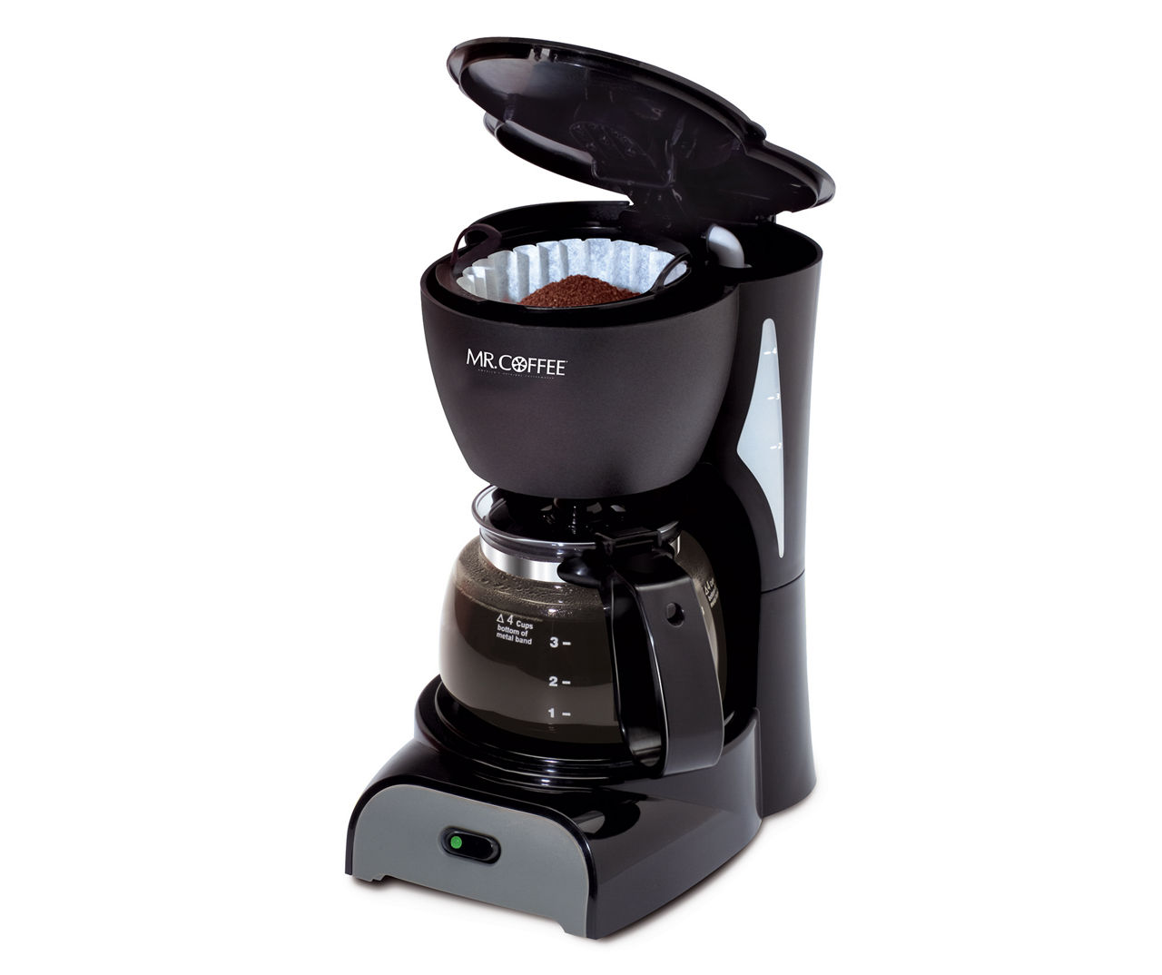 Mr. Coffee Simple Brew 4 Cup Switch Black Coffee Maker