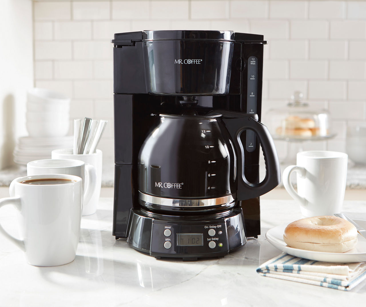 Black 12-Cup* Coffee Maker