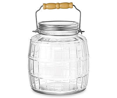 128 Oz. Glass Jar with Lid