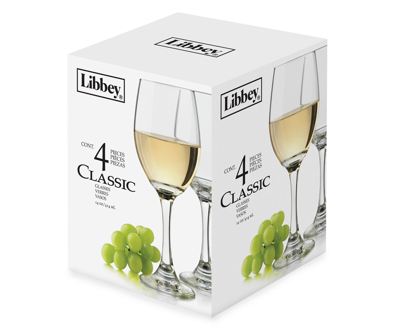 bundt sædvanligt sej Libbey Classic Wine 4-Piece Glassware Set | Big Lots