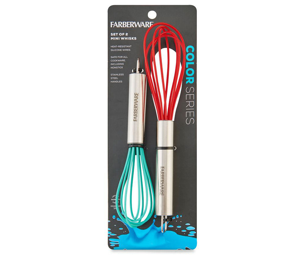 Farberware Professional Whisks, Silicone, Set of 2 - 2 whisks
