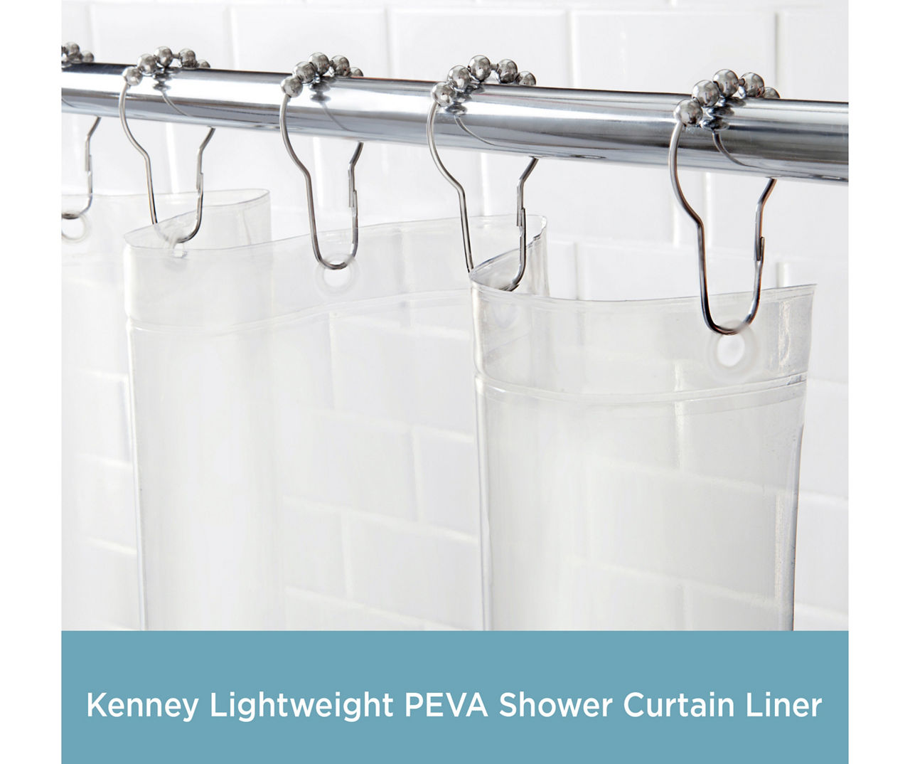 Kenney Clear PEVA Lightweight Shower Liner | Big Lots