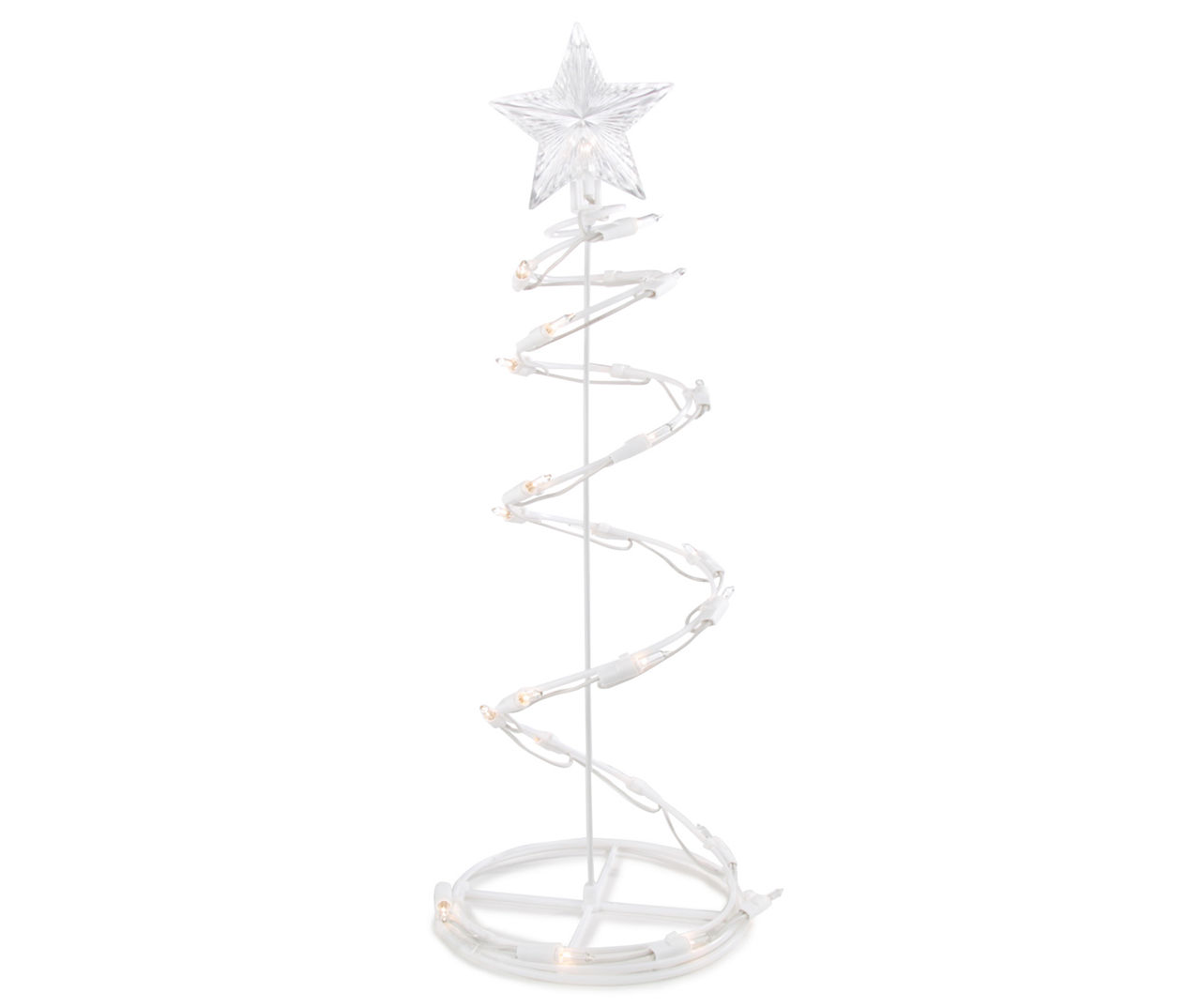 Winter Wonder Lane Spiral Light-Up Tree Stakes, 5-Pack | Big Lots