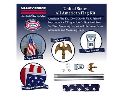 3' x 5' American Flag Kit