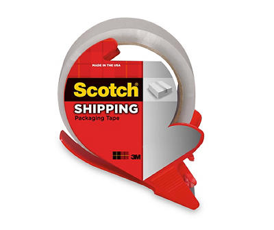 Scotch Shipping Packaging Tape with Dispenser, 54 Yards