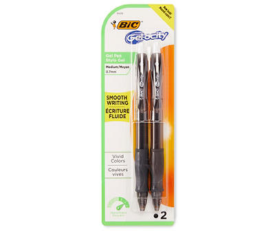Gel-ocity Black Gel Pens, 2-Pack