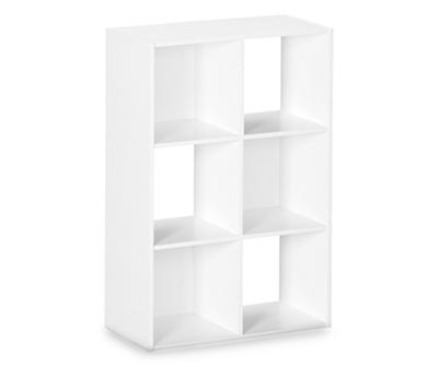 System Build 6-Cube White Storage Organizer