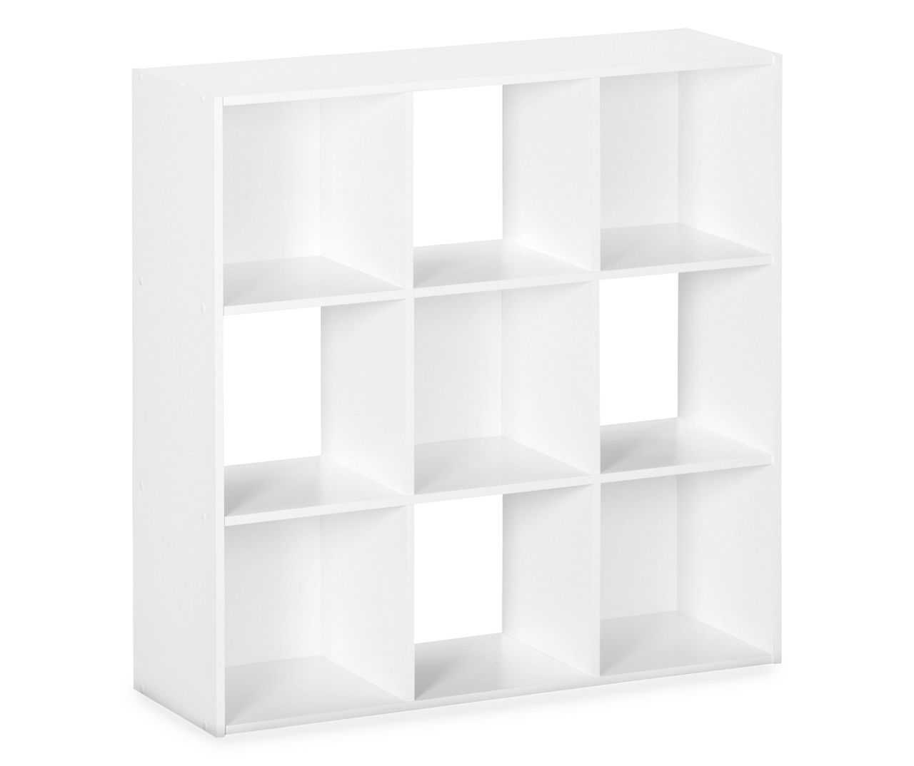 System Build 9-Cube White Storage Cubby