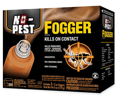 Unscented Insect Killer Fogger, 3-Count