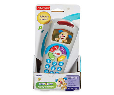 Fisher-Price Laugh & Learn Puppy's Remote Electronic Toddler Toy for 6 Months 
