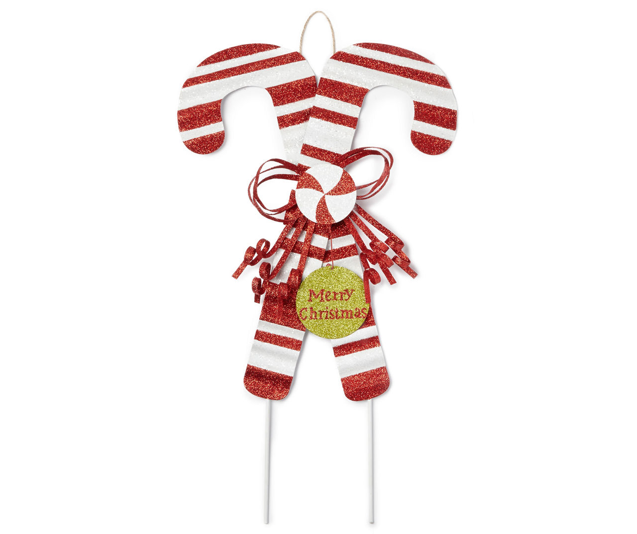 Winter Wonder Lane Candy Cane Yard Stake Big Lots