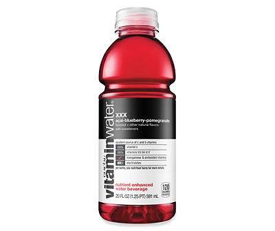 Glac�au Vitaminwater� XXX A�ai-Blueberry-Pomegranate Flavored Water 20 fl. oz. Bottle