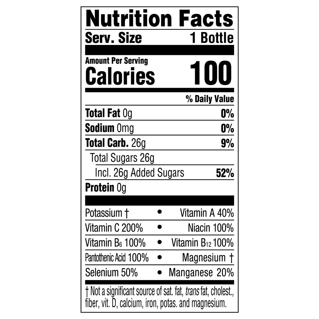 vitaminwater xxx, electrolyte enhanced water w/ vitamins, açai-blueberry-pomegranate drink, 20 fl oz