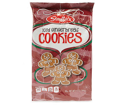 Iced Gingerbread Cookies, 12 Oz.