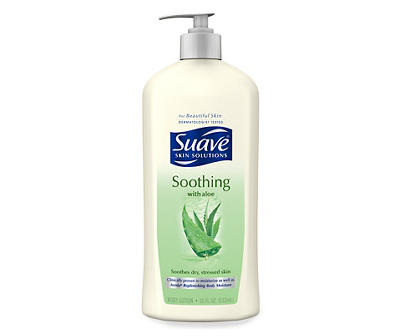 Suave Skin Solutions Soothing with Aloe Body Lotion 18 oz