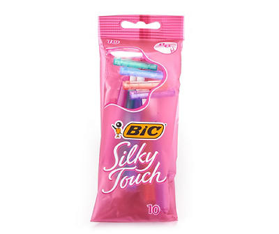 Silky Touch 2-Blade Disposable Razors, 10-Count