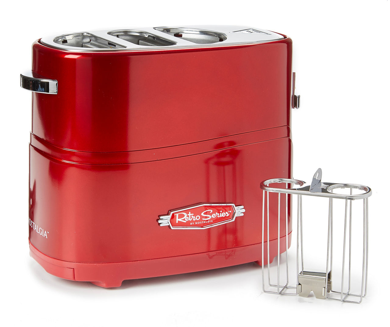 Nostalgia Four Slot Pop-Up Hot Dog Toaster Review and Demo 