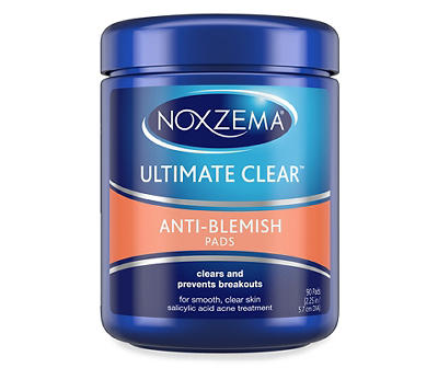 Noxema Ultimate Clear Anti-Blemish Pads 90 ct Jar