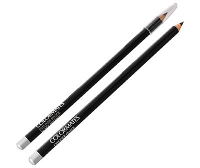 Black/Brown Brow & Eyeliner Pencils, 2-Pack