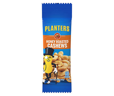 Planters Honey Roasted Cashews, 1.5 oz Bag