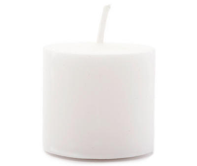White Unscented Votive Candles, 24-Pack