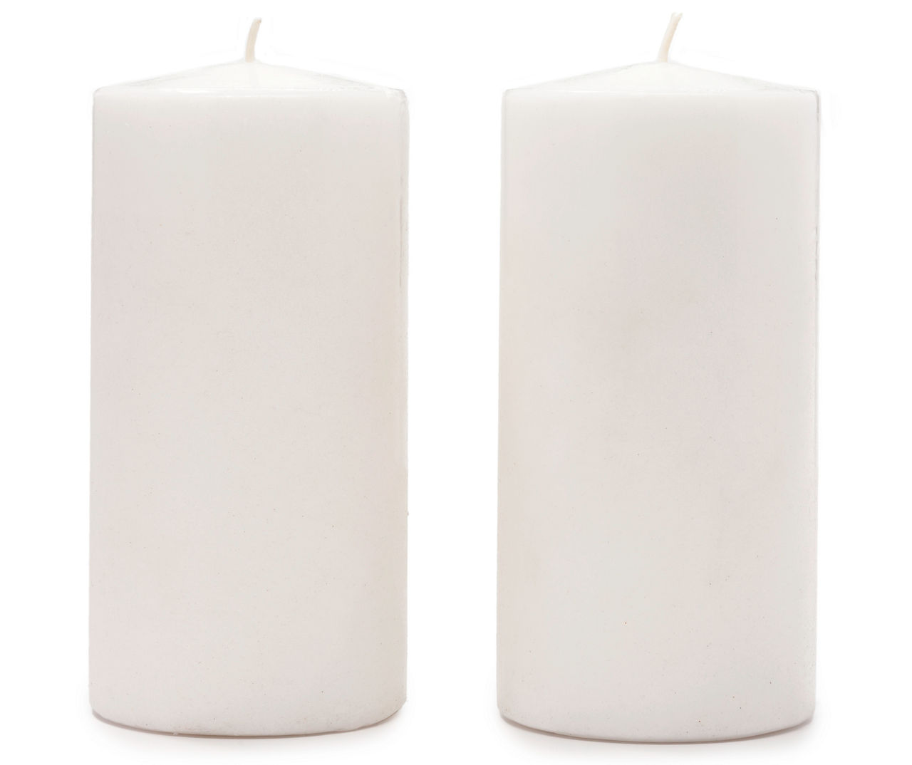 Living Colors Unscented White Pillar Candles Big Lots