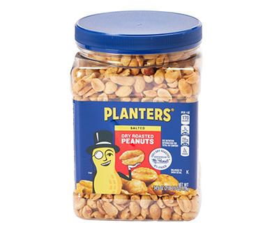 Salted & Dry Roasted Peanuts, 34.5 Oz.