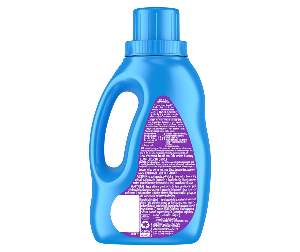 Snuggle Liquid Fabric Softener, Lavender & Vanilla Orchid, 32 Ounce, 40 Loads